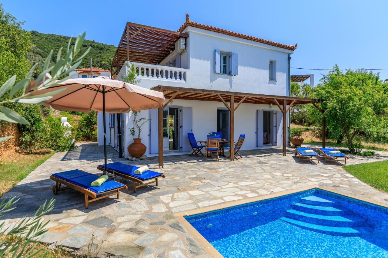 Villa Rodia With Swimming Pool On Skopelos Island Exterior photo