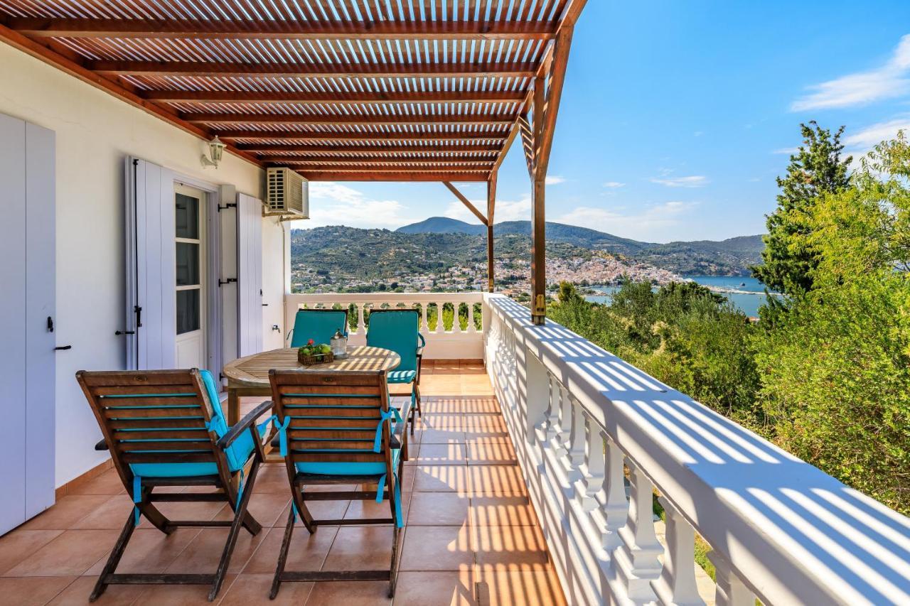 Villa Rodia With Swimming Pool On Skopelos Island Exterior photo